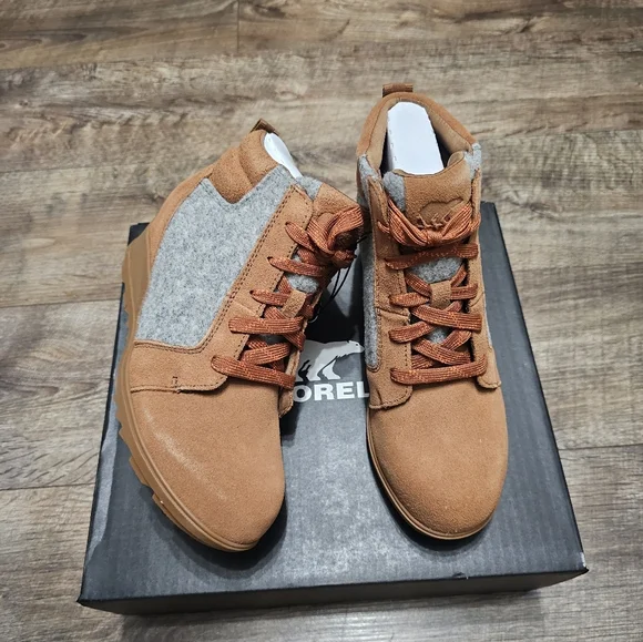 🥾Sorel Evie Ankle Lace Waterproof Boots BRAND NEW WITH TAGS Women's size 7.5 - Picture 3 of 16